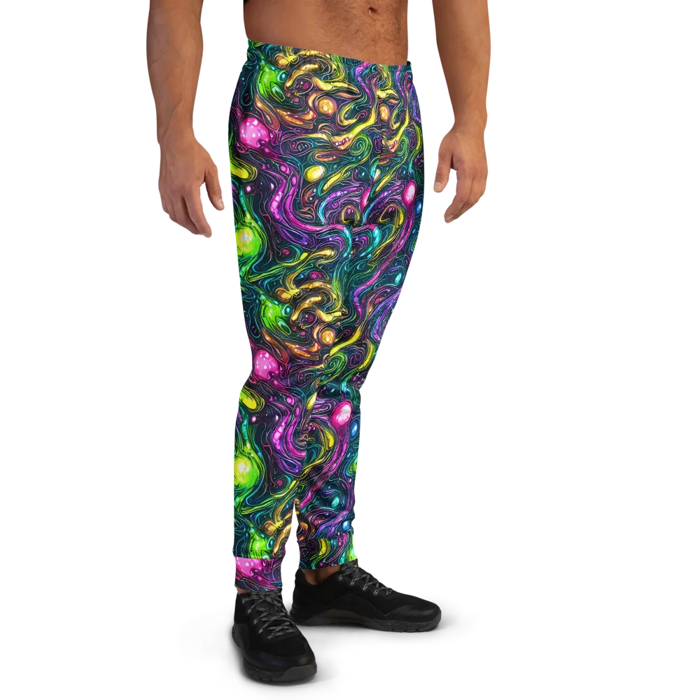 Cosmic Candy Current on Men's Joggers — Right