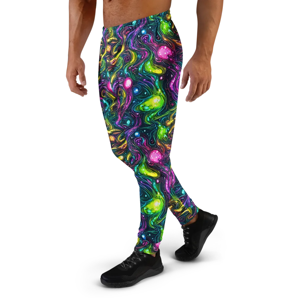 Cosmic Candy Current on Men's Joggers — Left