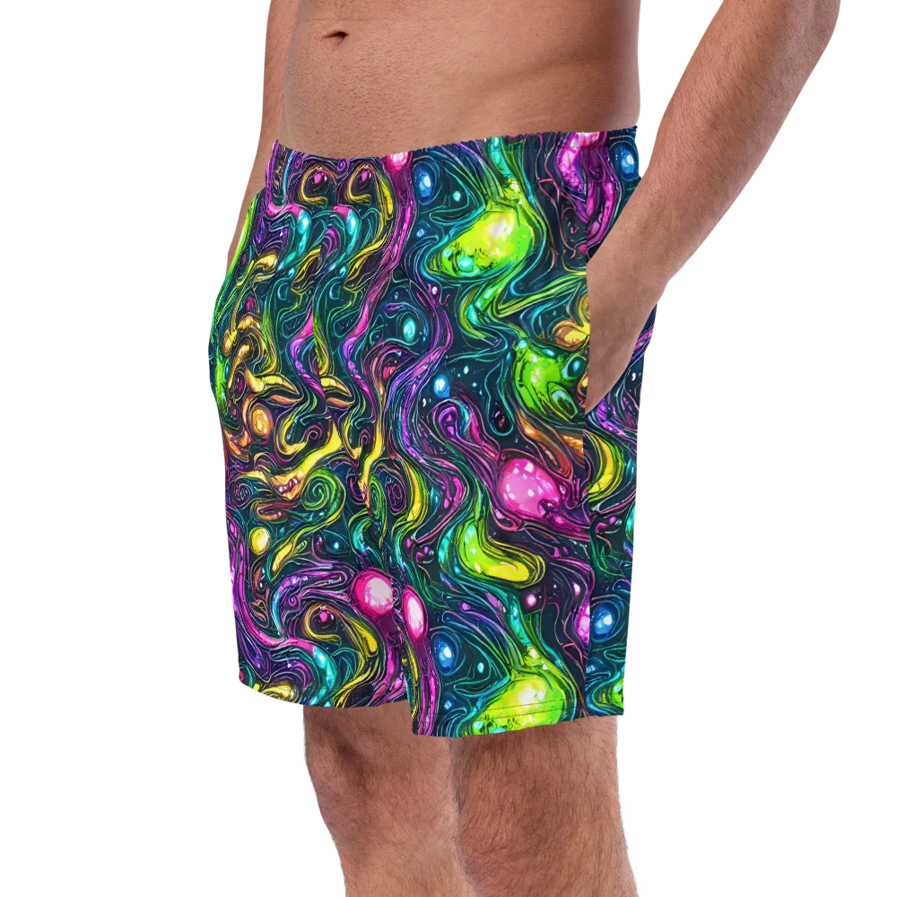 Cosmic Candy Current on Swim Trunks — Left Front