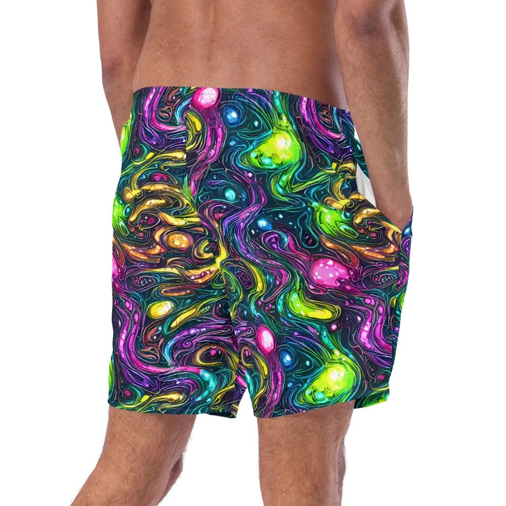 Cosmic Candy Current on Swim Trunks — Right Back