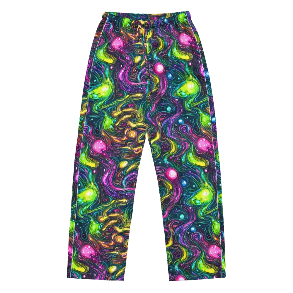 Cosmic Candy Current on Women's Pajama Pants — Front