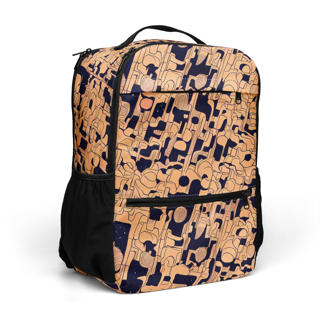 Apricot Orbit on Utility Backpack — Right Front
