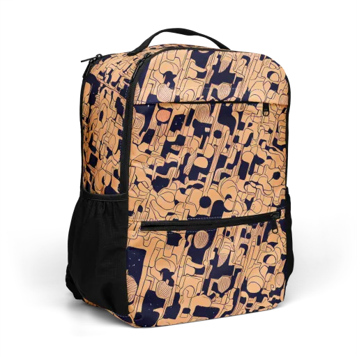 Apricot Orbit on a Utility Backpack
