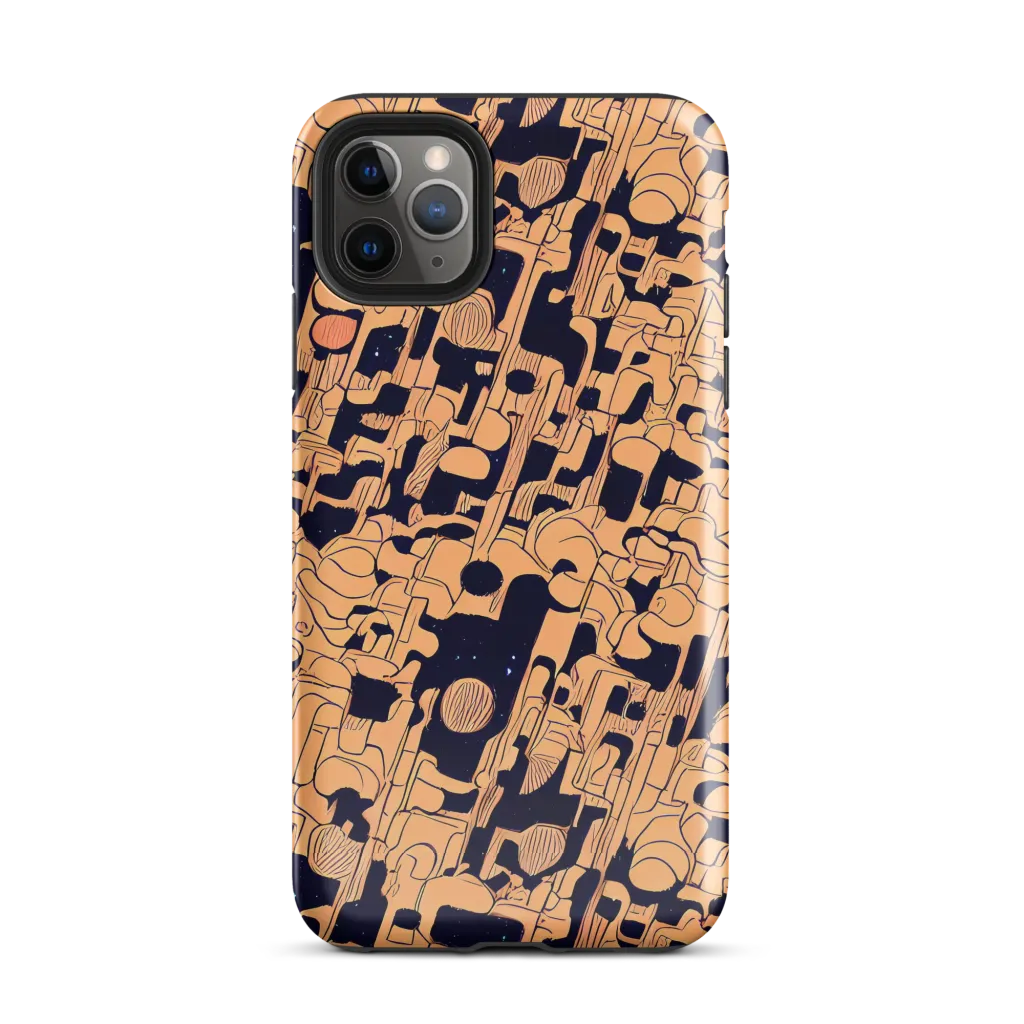 Apricot Orbit on Tough Case for iPhone® — Front
