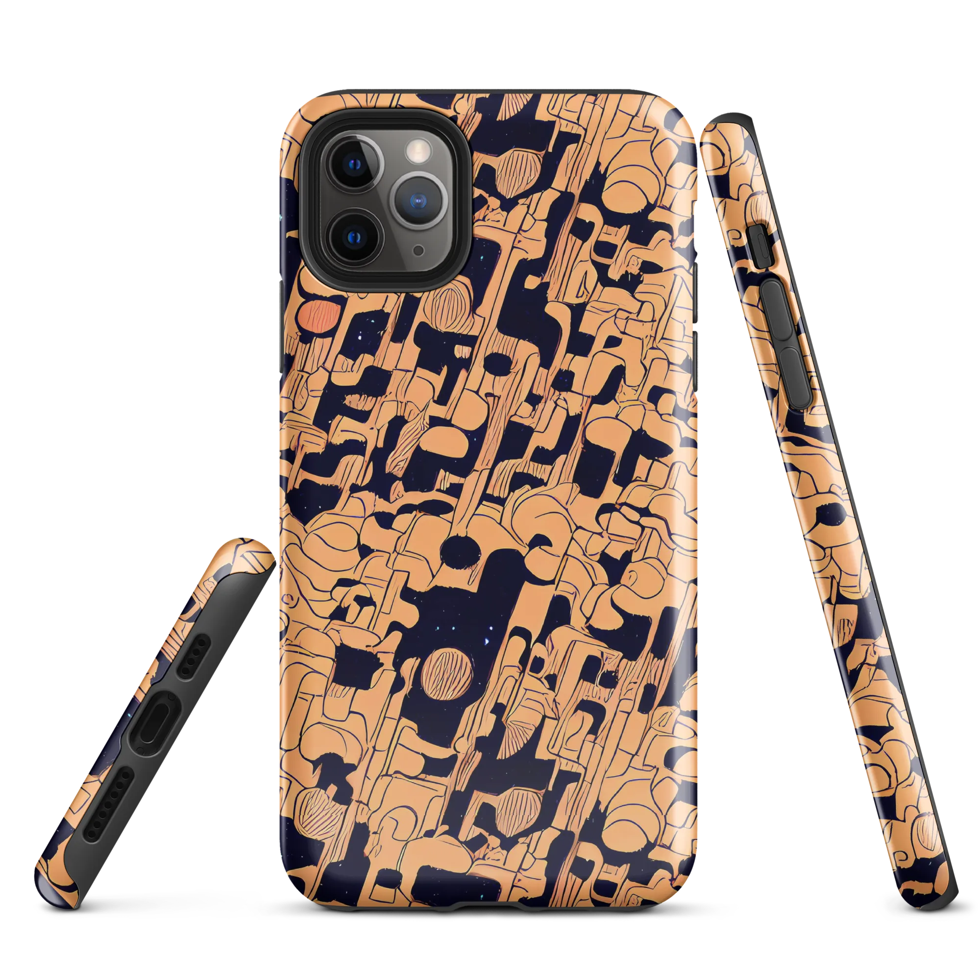 Apricot Orbit on Tough Case for iPhone® — Front