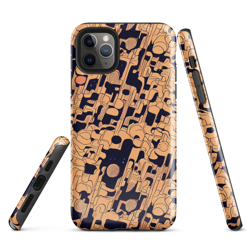 Apricot Orbit on Tough Case for iPhone® — Front
