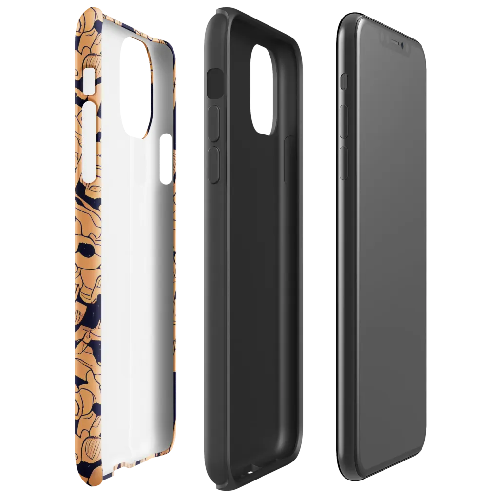 Apricot Orbit on Tough Case for iPhone® — Right