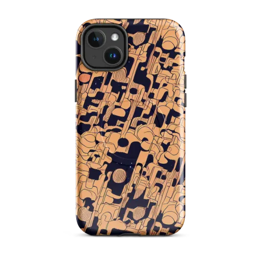 Apricot Orbit on a MagSafe Tough Case for iPhone®