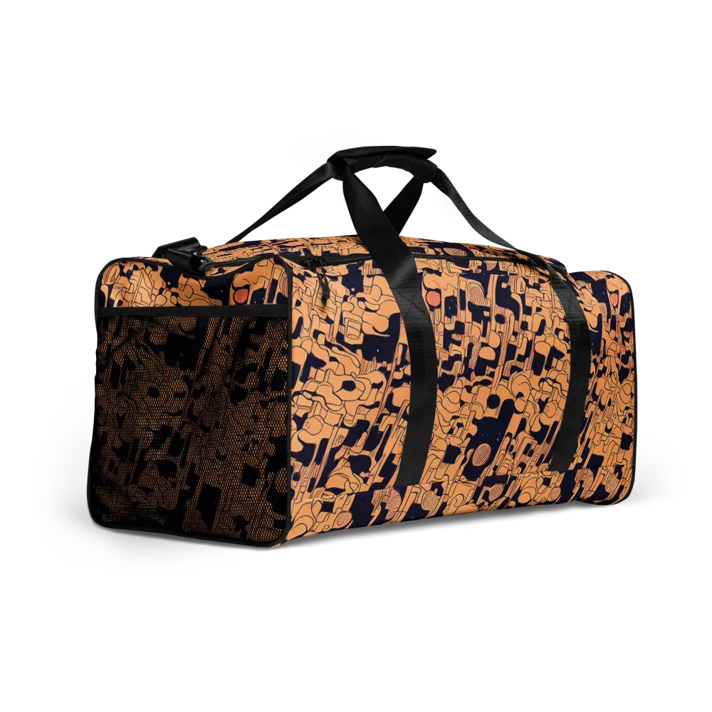 Apricot Orbit on Duffle Bag — Right Front