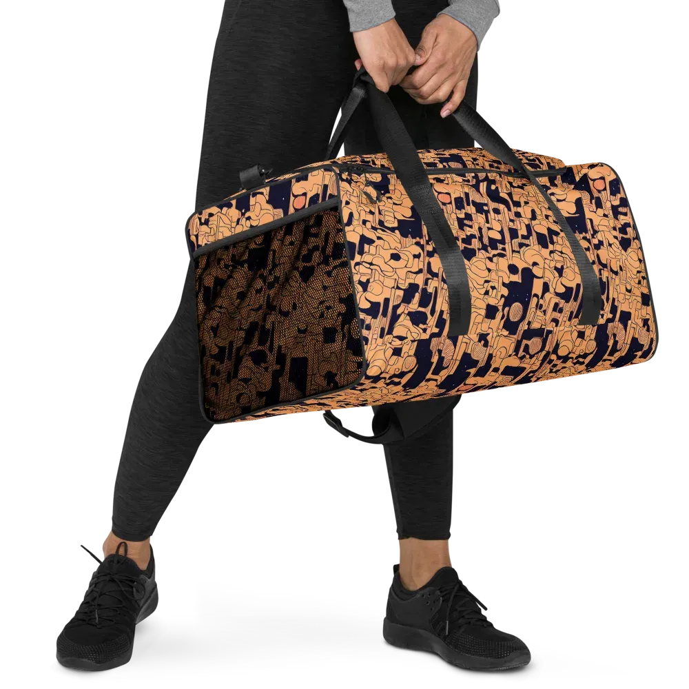 Apricot Orbit on Duffle Bag — Right Front