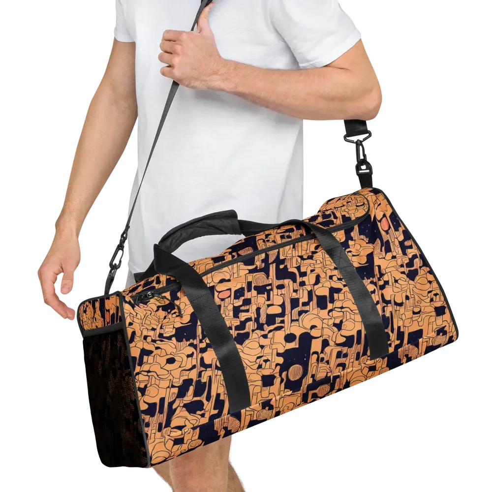 Apricot Orbit on Duffle Bag — Right Front