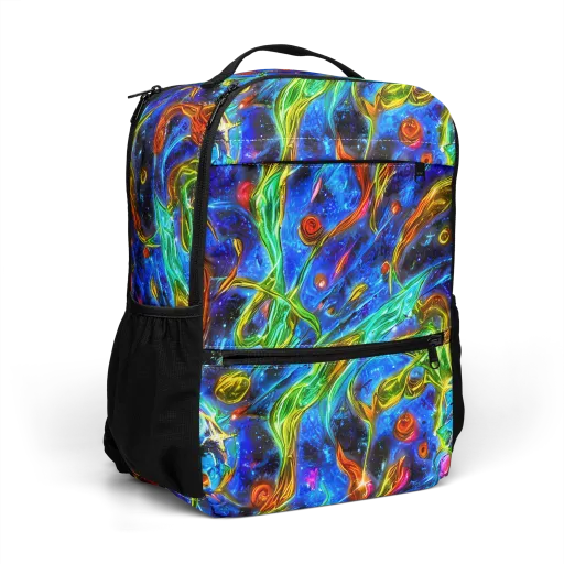 The Cobalt Spiral on a Utility Backpack