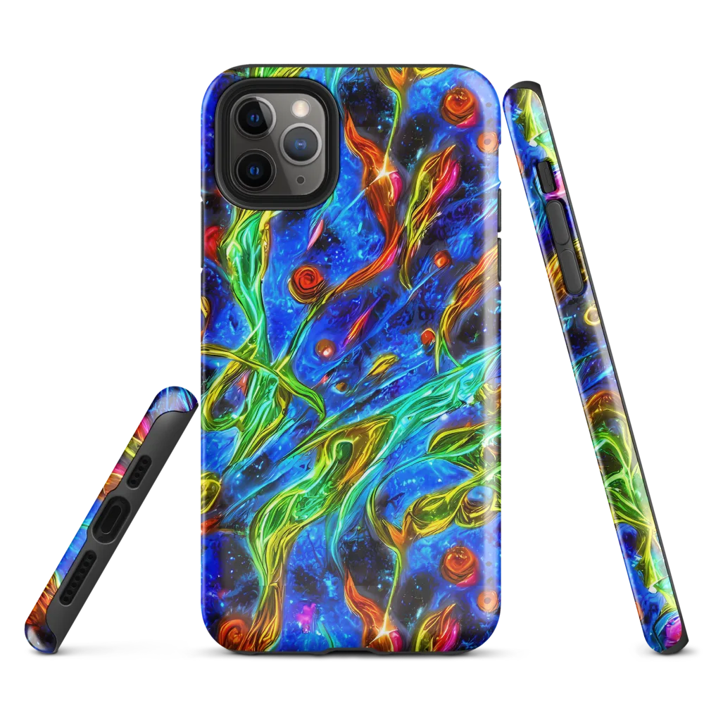 The Cobalt Spiral on Tough Case for iPhone® — Front