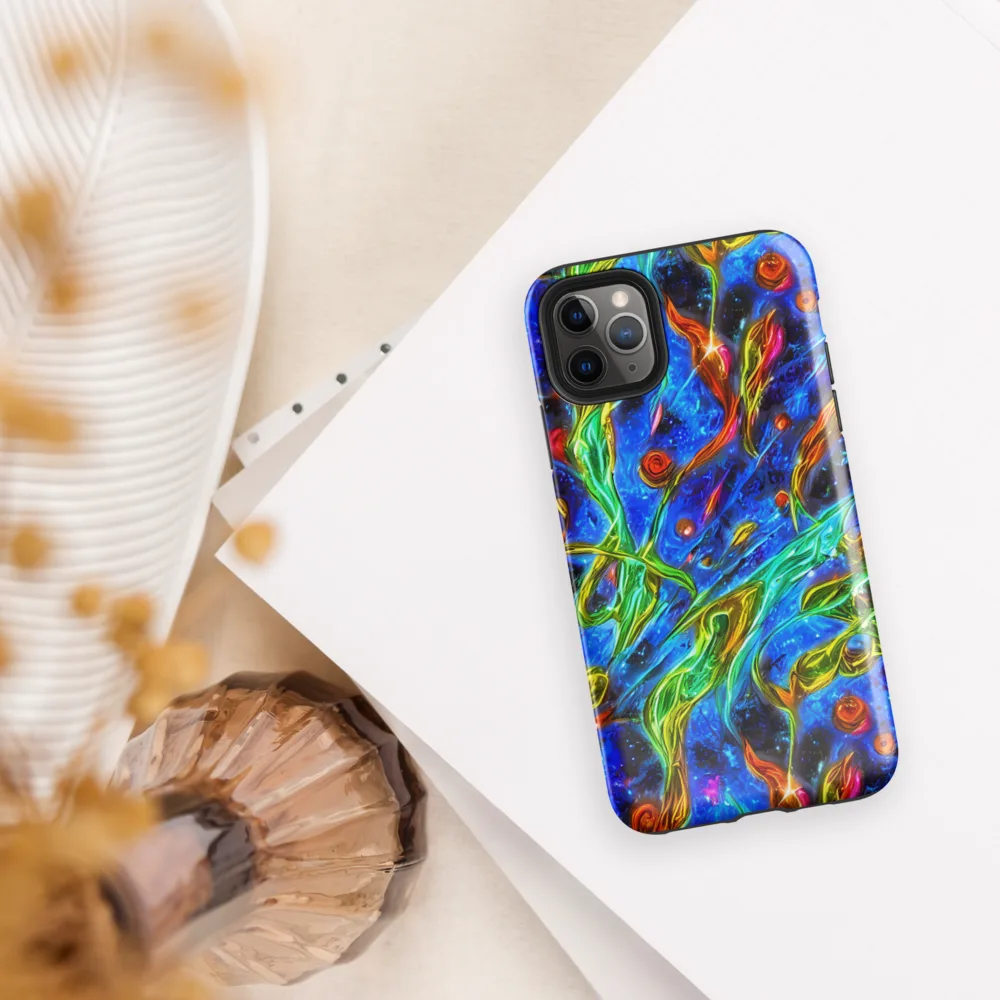 The Cobalt Spiral on Tough Case for iPhone® — Front