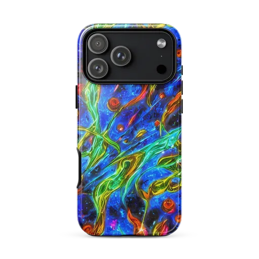 The Cobalt Spiral on a Tough Case for iPhone®
