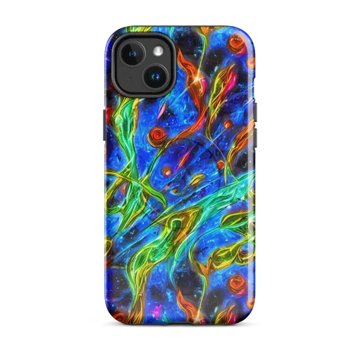 The Cobalt Spiral on a MagSafe Tough Case for iPhone®