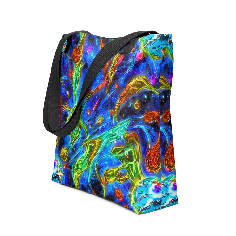 The Cobalt Spiral on Tote Bag — Front
