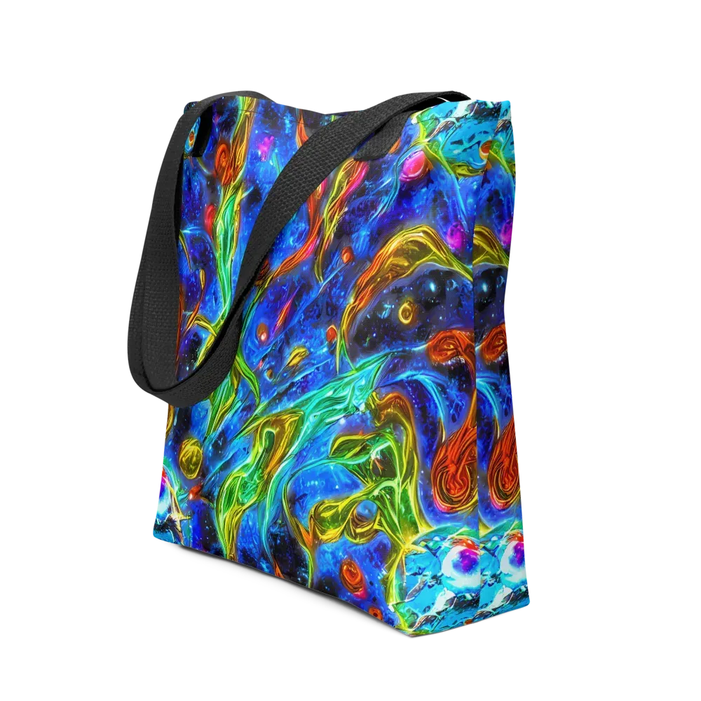 The Cobalt Spiral on Tote Bag — Front