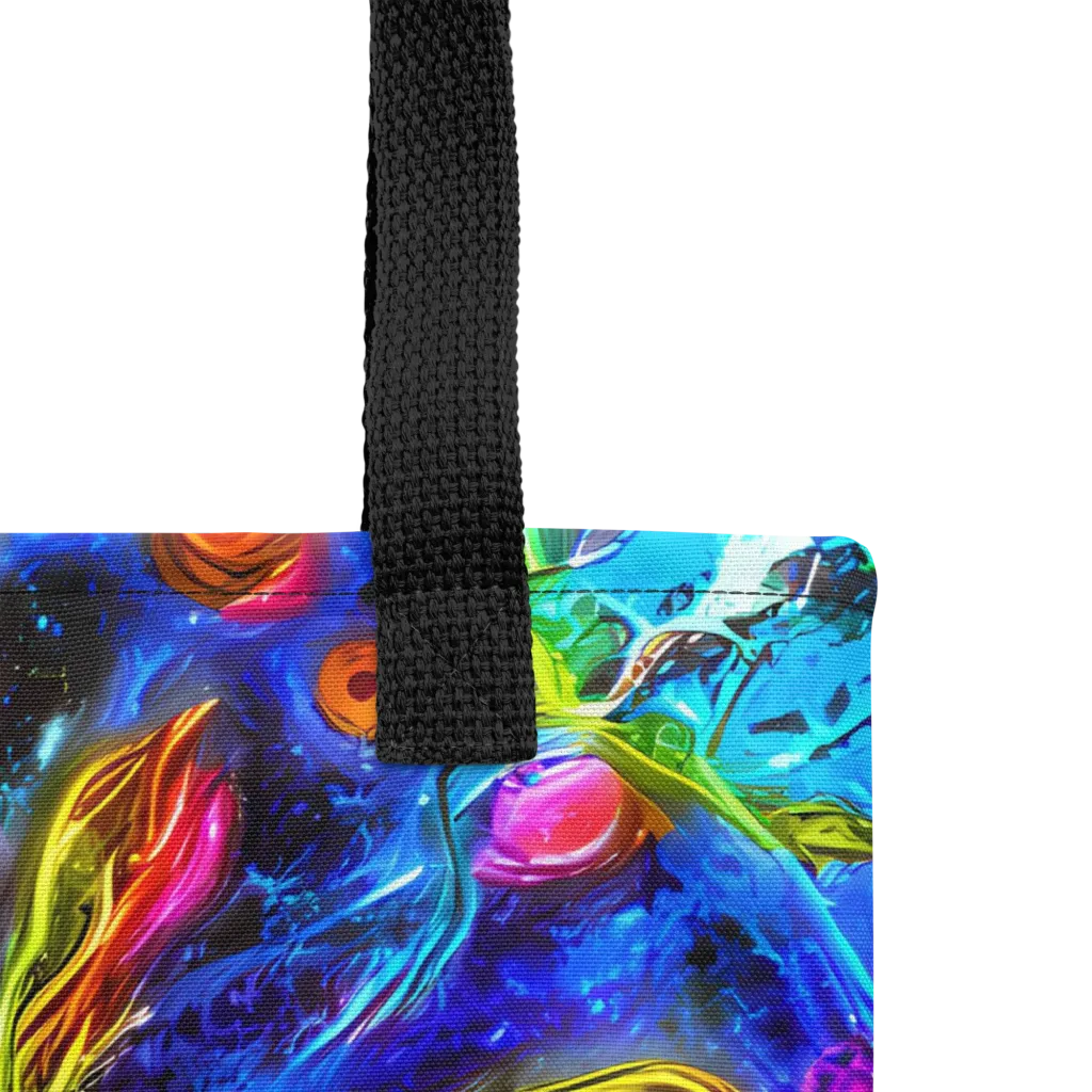 The Cobalt Spiral on Tote Bag — Product details