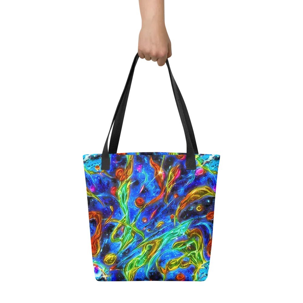 The Cobalt Spiral on Tote Bag — Front