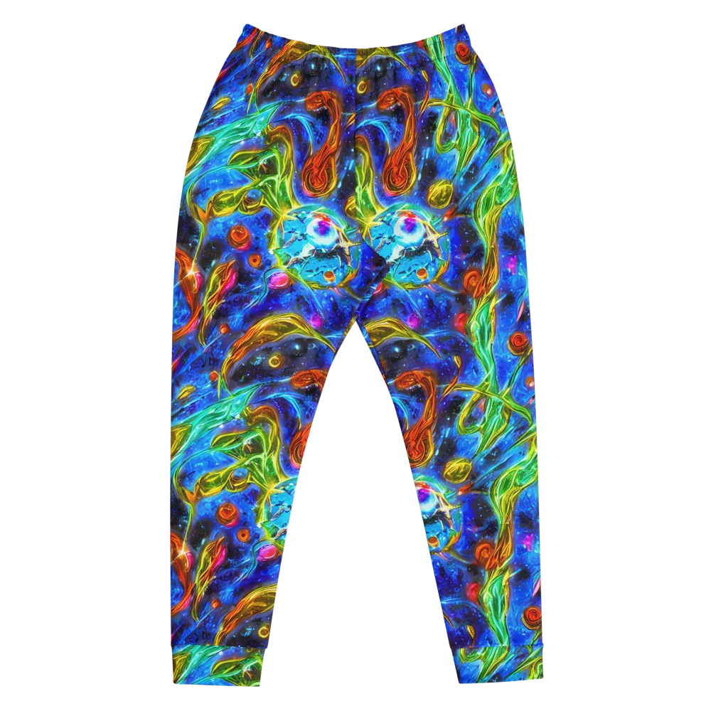 The Cobalt Spiral on Men's Joggers — Front