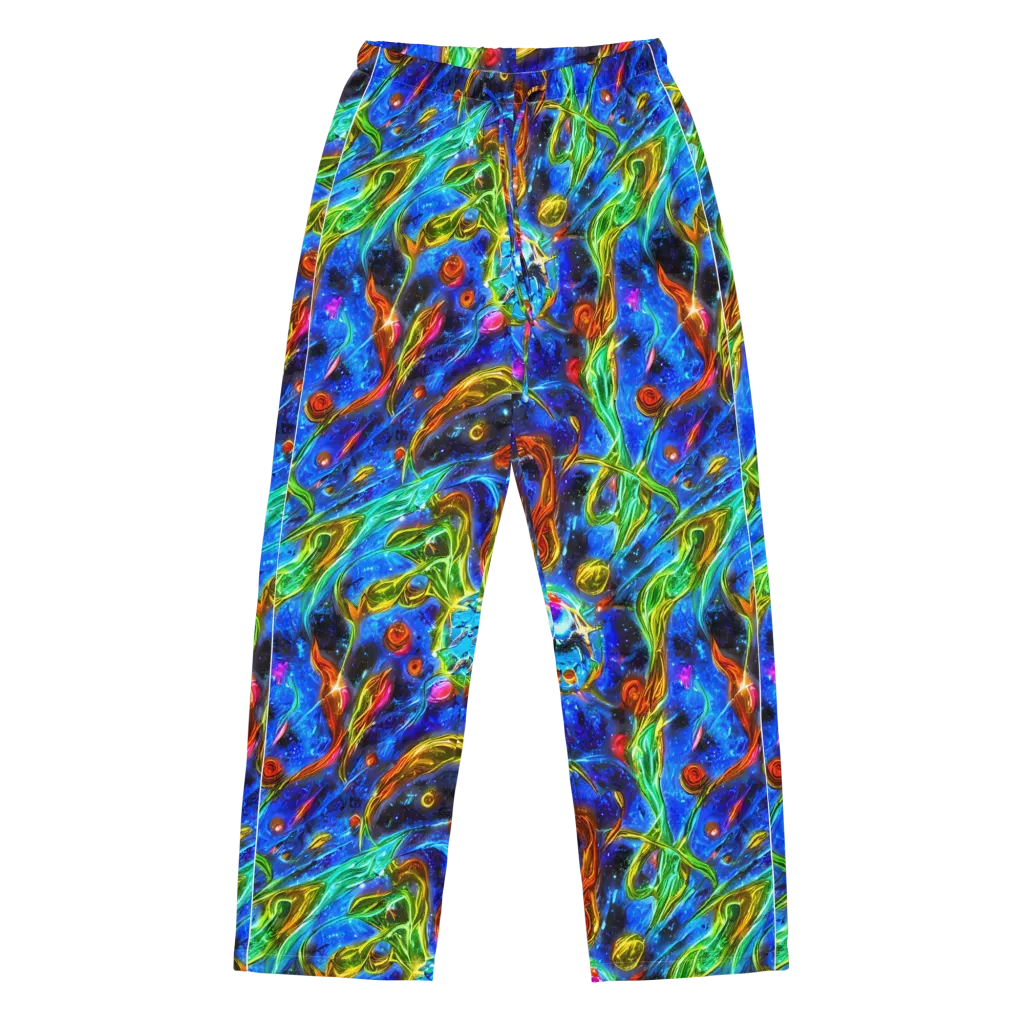 The Cobalt Spiral on Women's Pajama Pants — Front