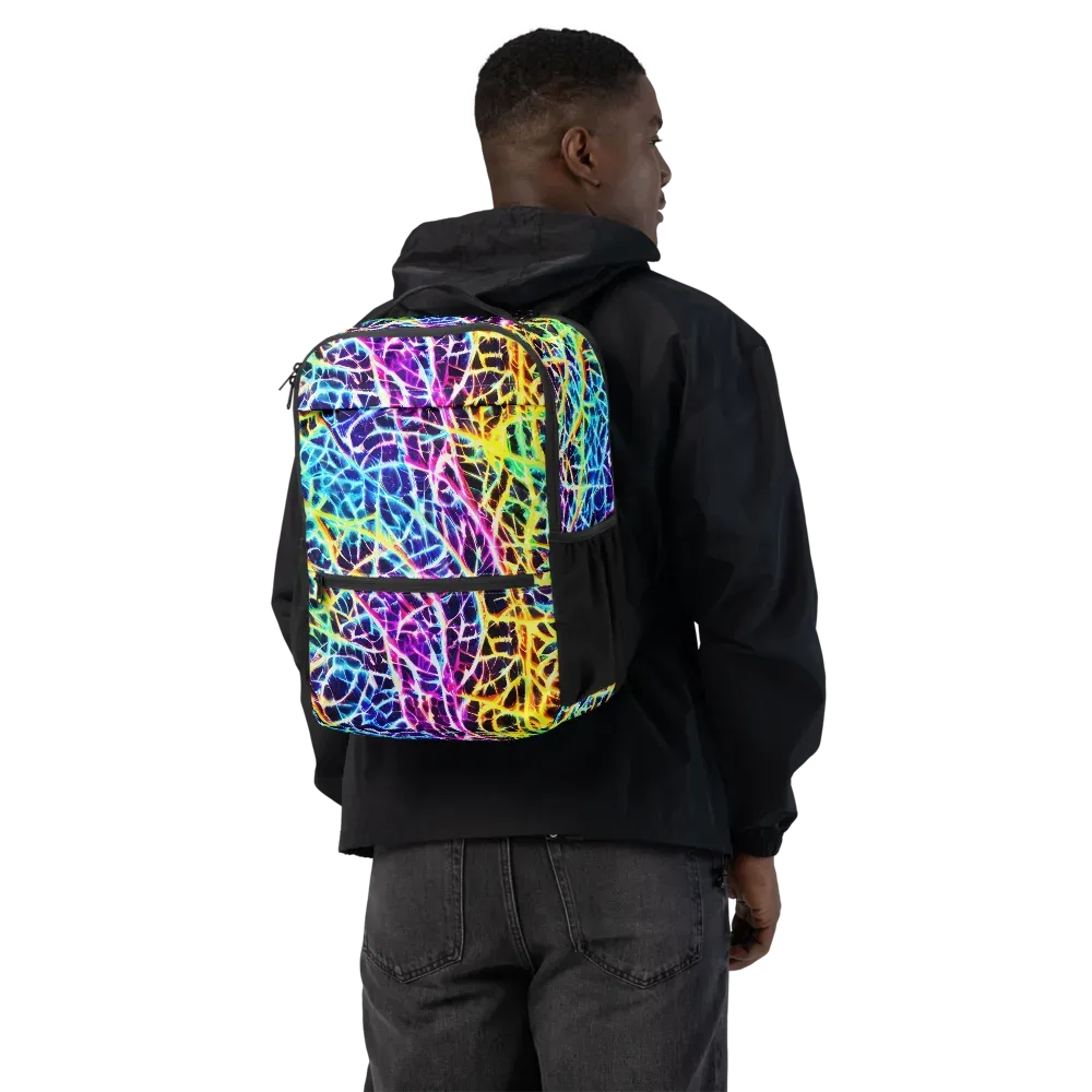 Voltage Web on Utility Backpack — Back