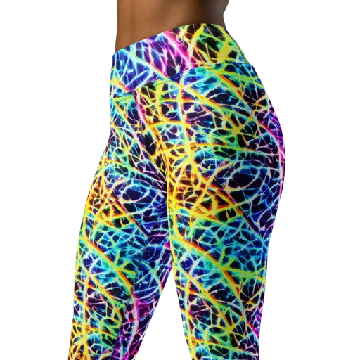 Voltage Web on a Yoga Leggings