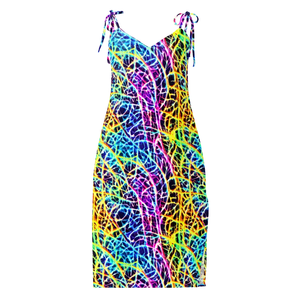 Voltage Web on Slip Dress — Front