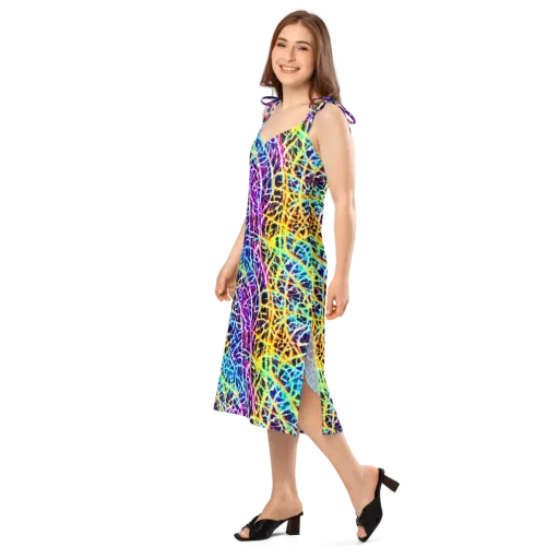 Voltage Web on a Slip Dress