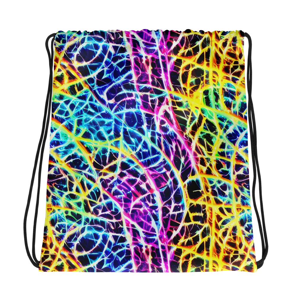 Voltage Web on Drawstring Bag — Photo
