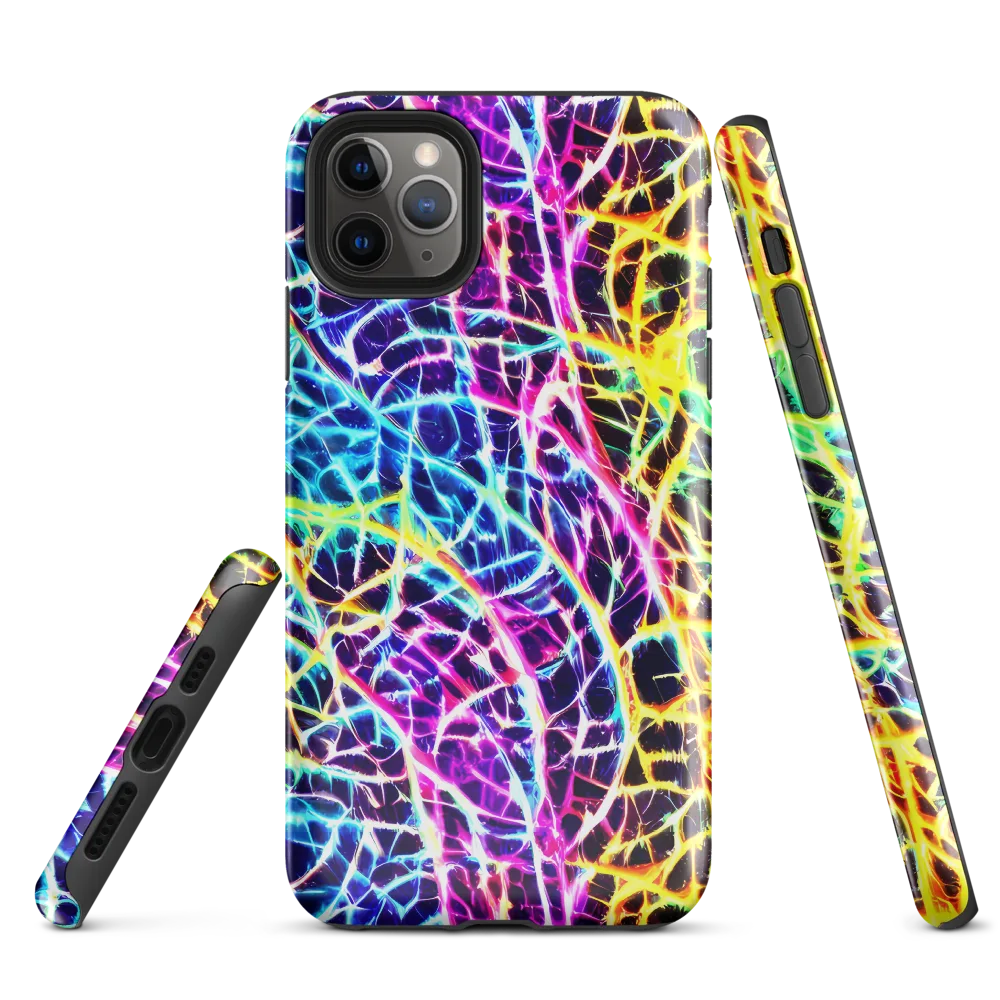 Voltage Web on Tough Case for iPhone® — Front