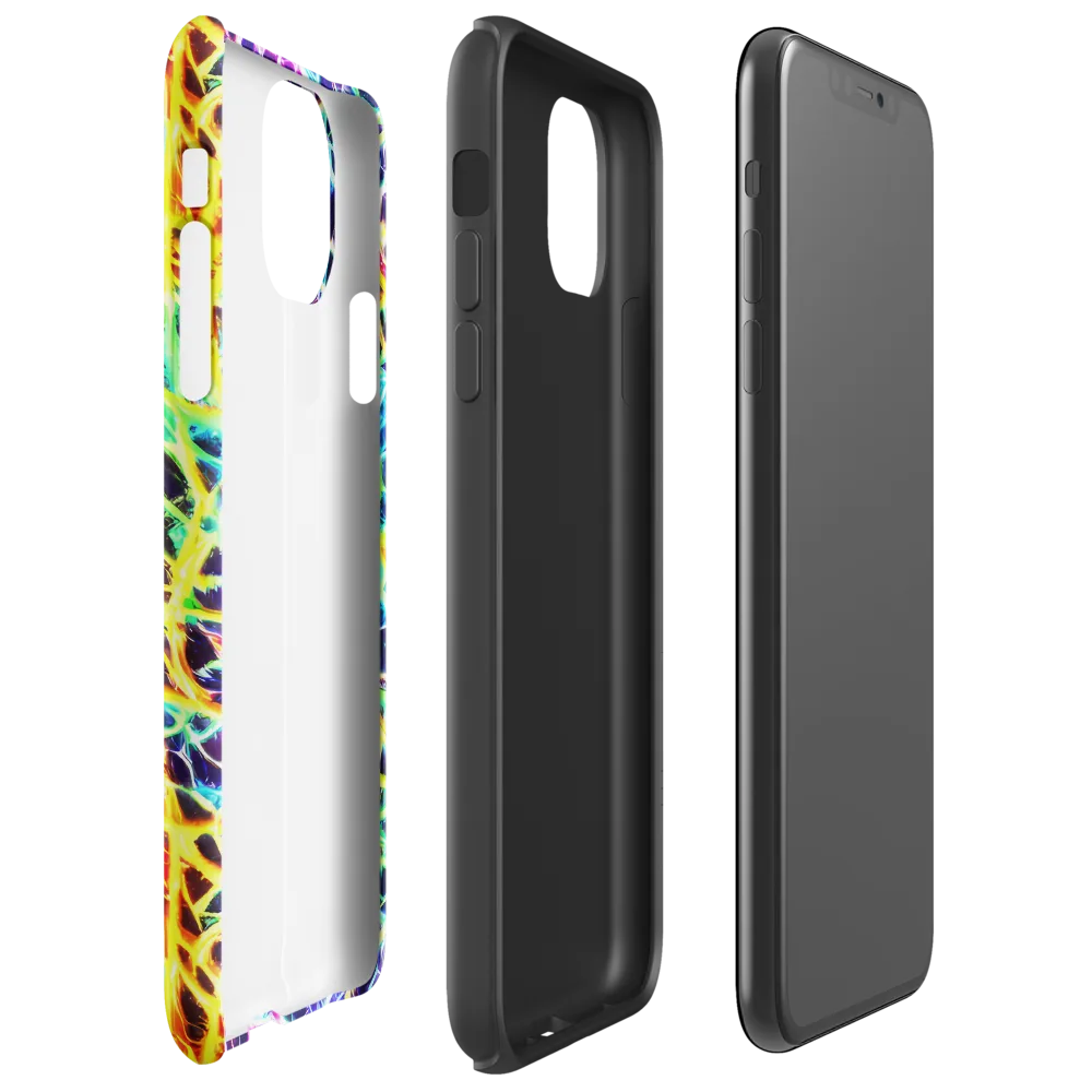 Voltage Web on Tough Case for iPhone® — Right