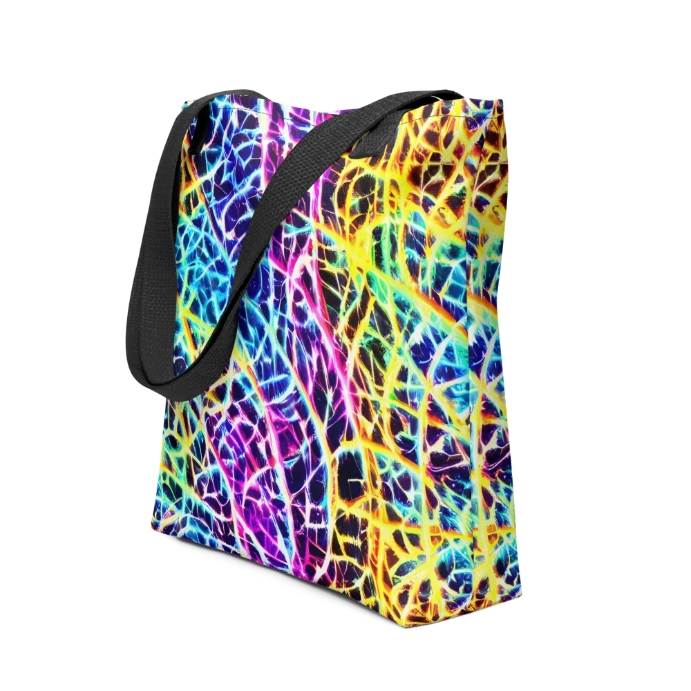 Voltage Web on Tote Bag — Front