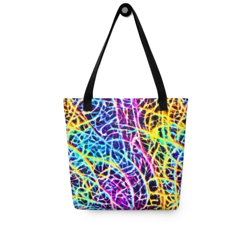 Voltage Web on a Tote Bag