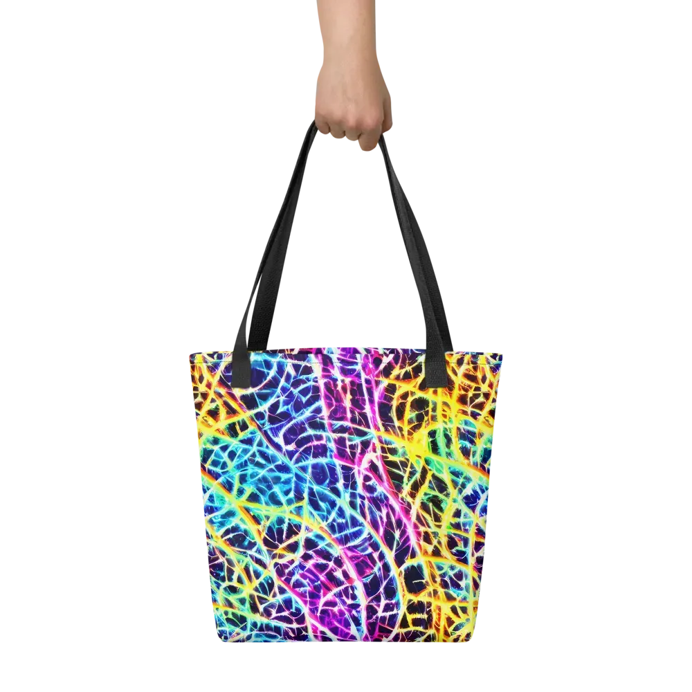 Voltage Web on Tote Bag — Front