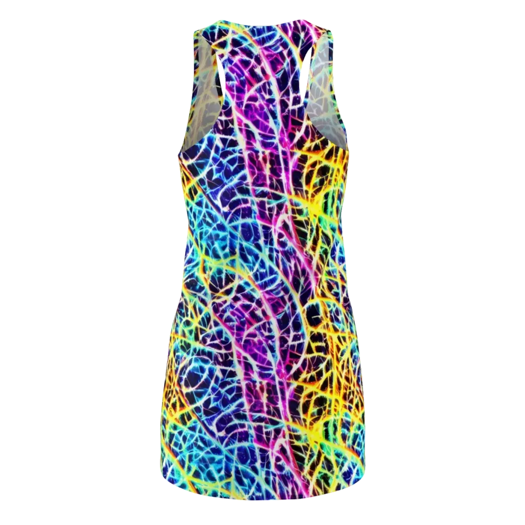 Voltage Web on Racerback Dress — Back