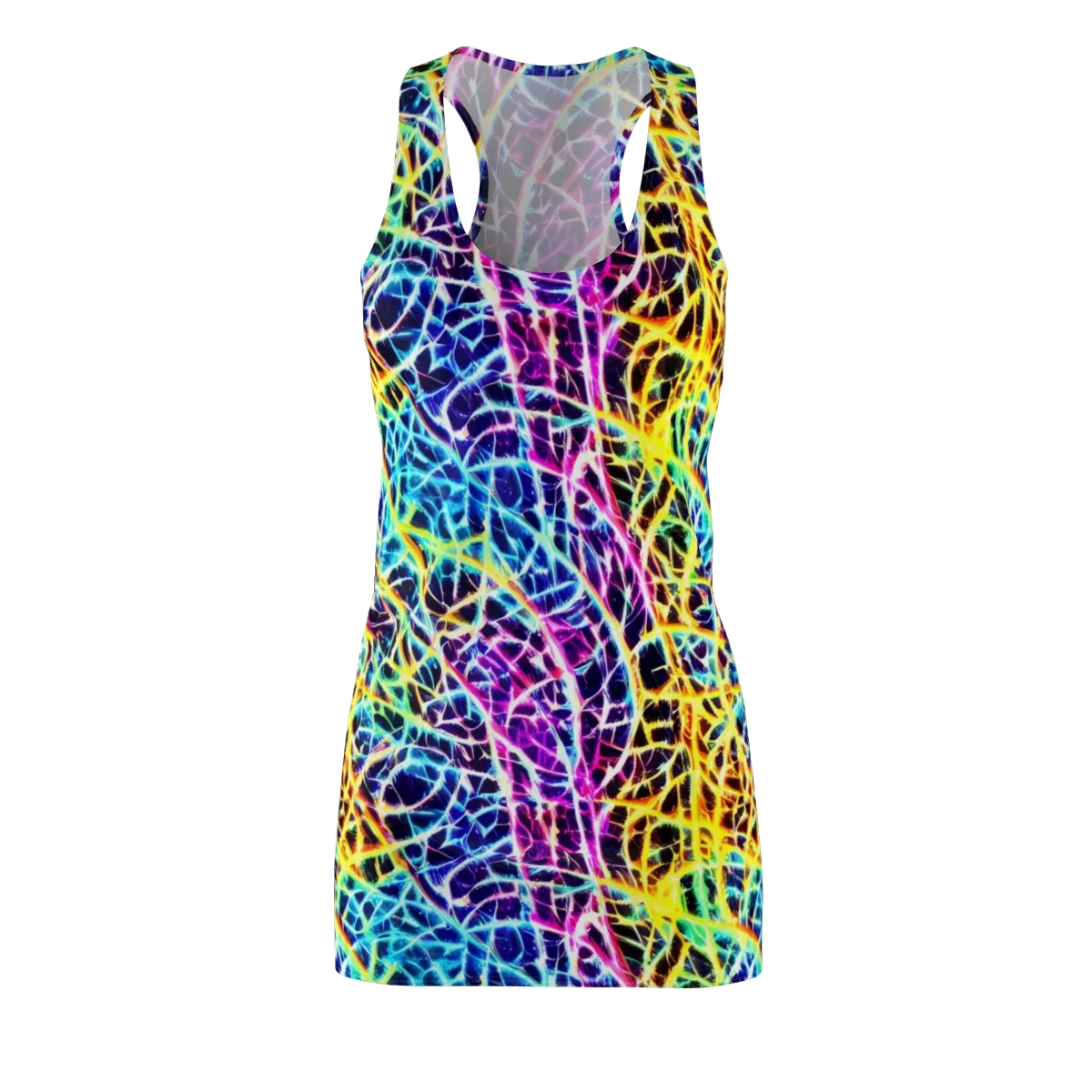 Voltage Web on Racerback Dress — Front