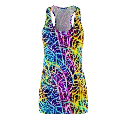 Voltage Web on a Racerback Dress