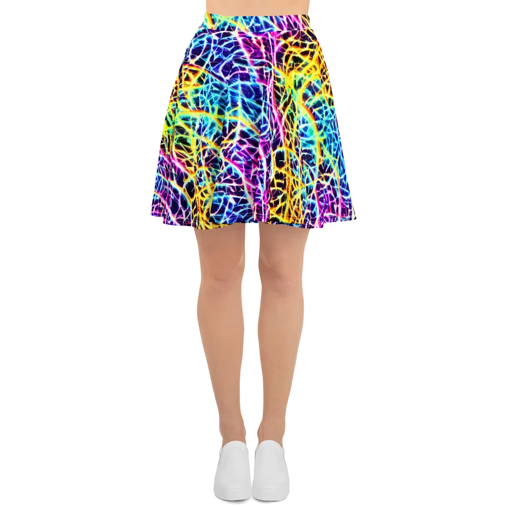 Voltage Web on Skater Skirt — Front