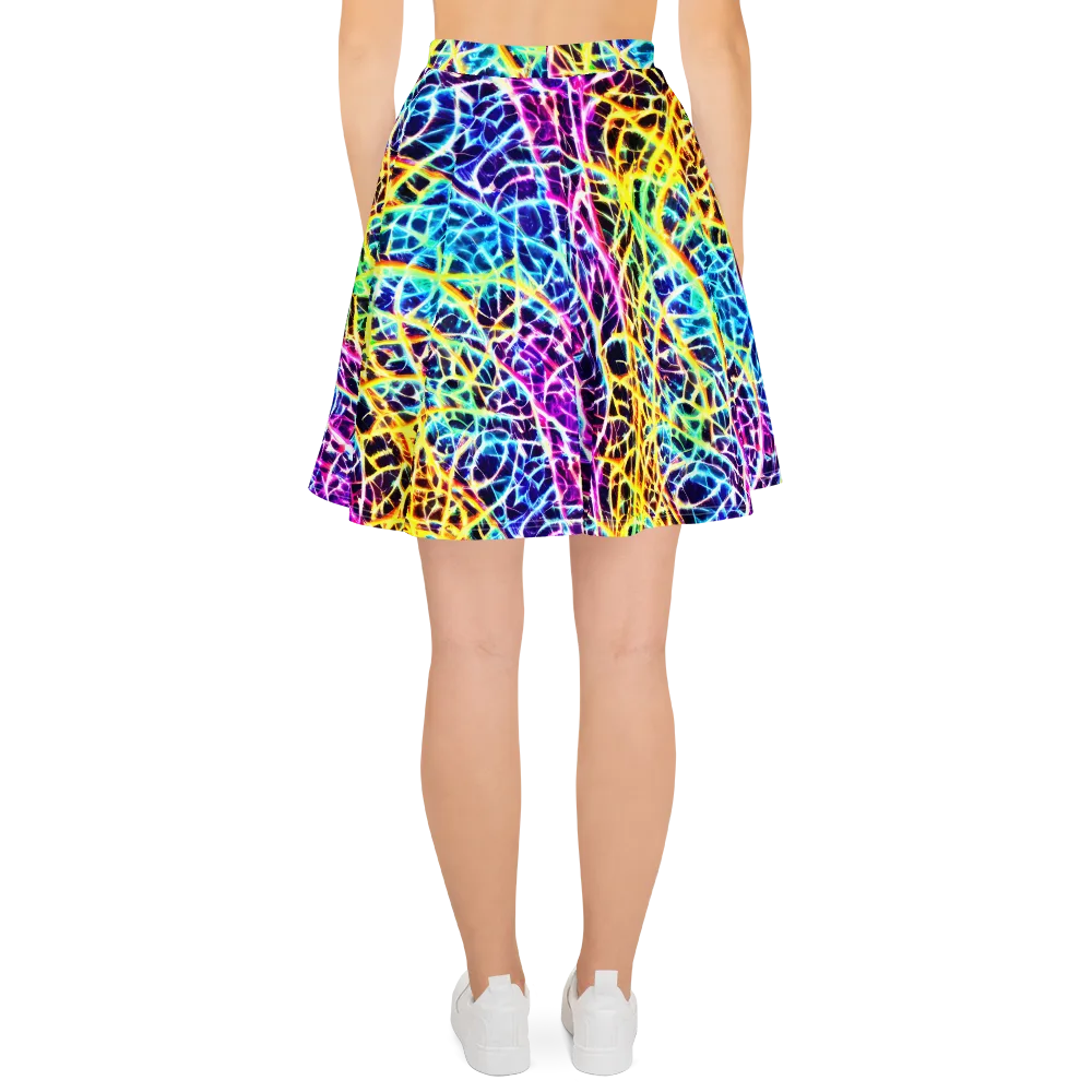 Voltage Web on Skater Skirt — Back