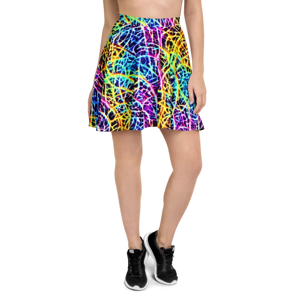 Voltage Web on Skater Skirt — Front