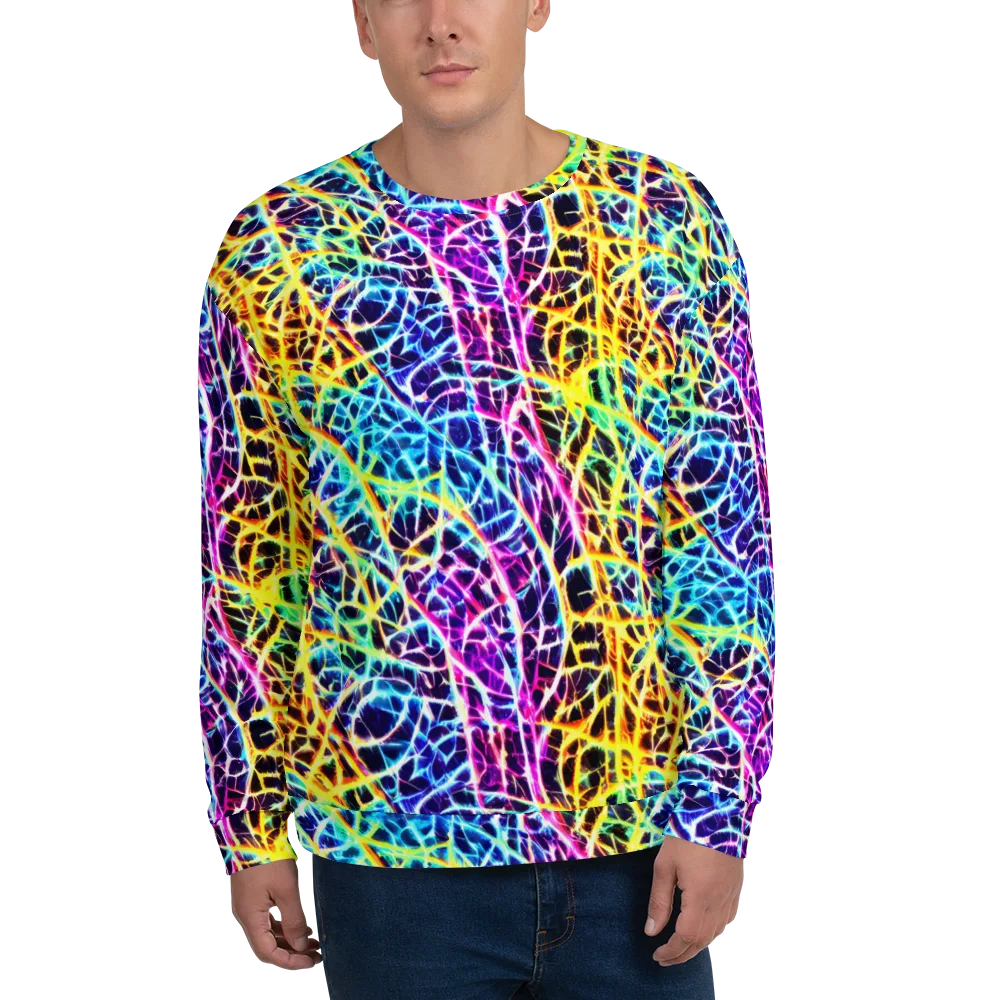 Voltage Web on Sweatshirt — Front