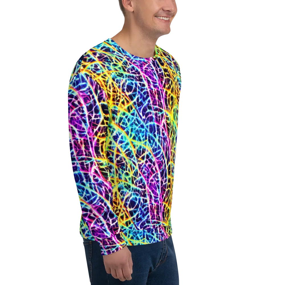 Voltage Web on Sweatshirt — Right Front