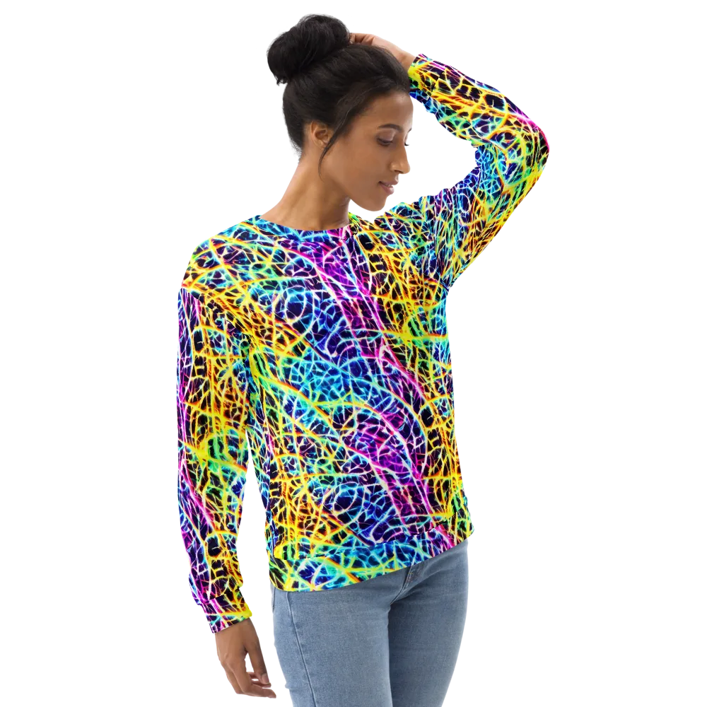 Voltage Web on Sweatshirt — Right Front