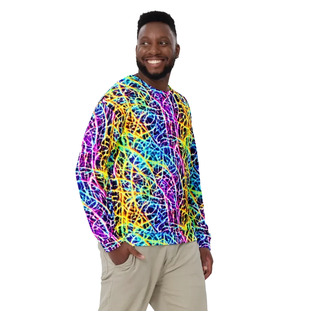 Voltage Web on Sweatshirt — Front