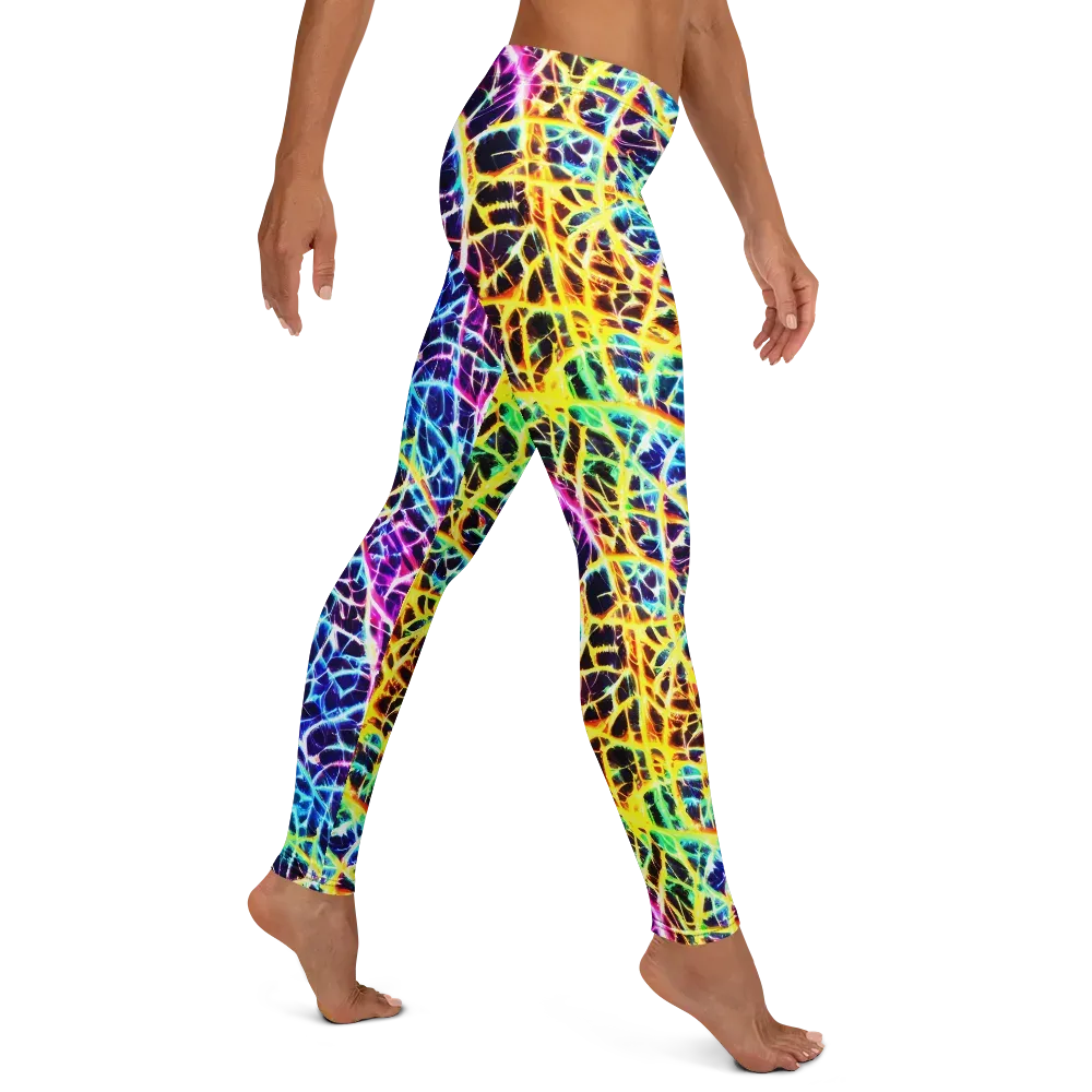 Voltage Web on Leggings — Right