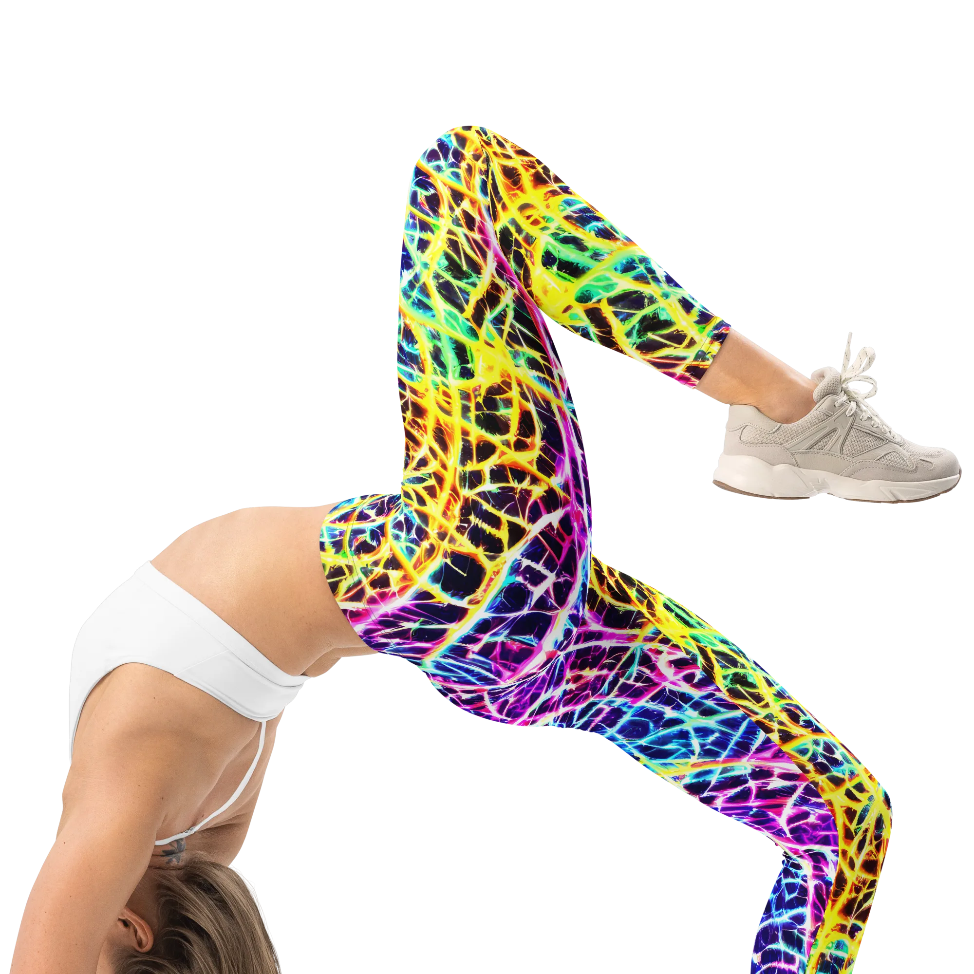 Voltage Web on Leggings — Right