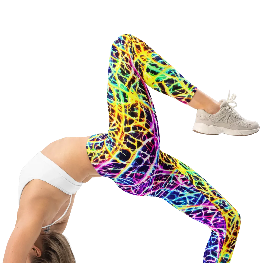 Voltage Web on Leggings — Right