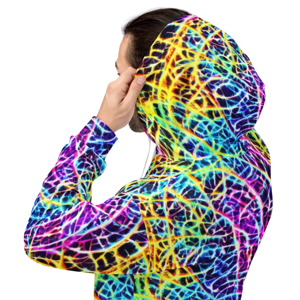 Voltage Web on Hoodie — Back